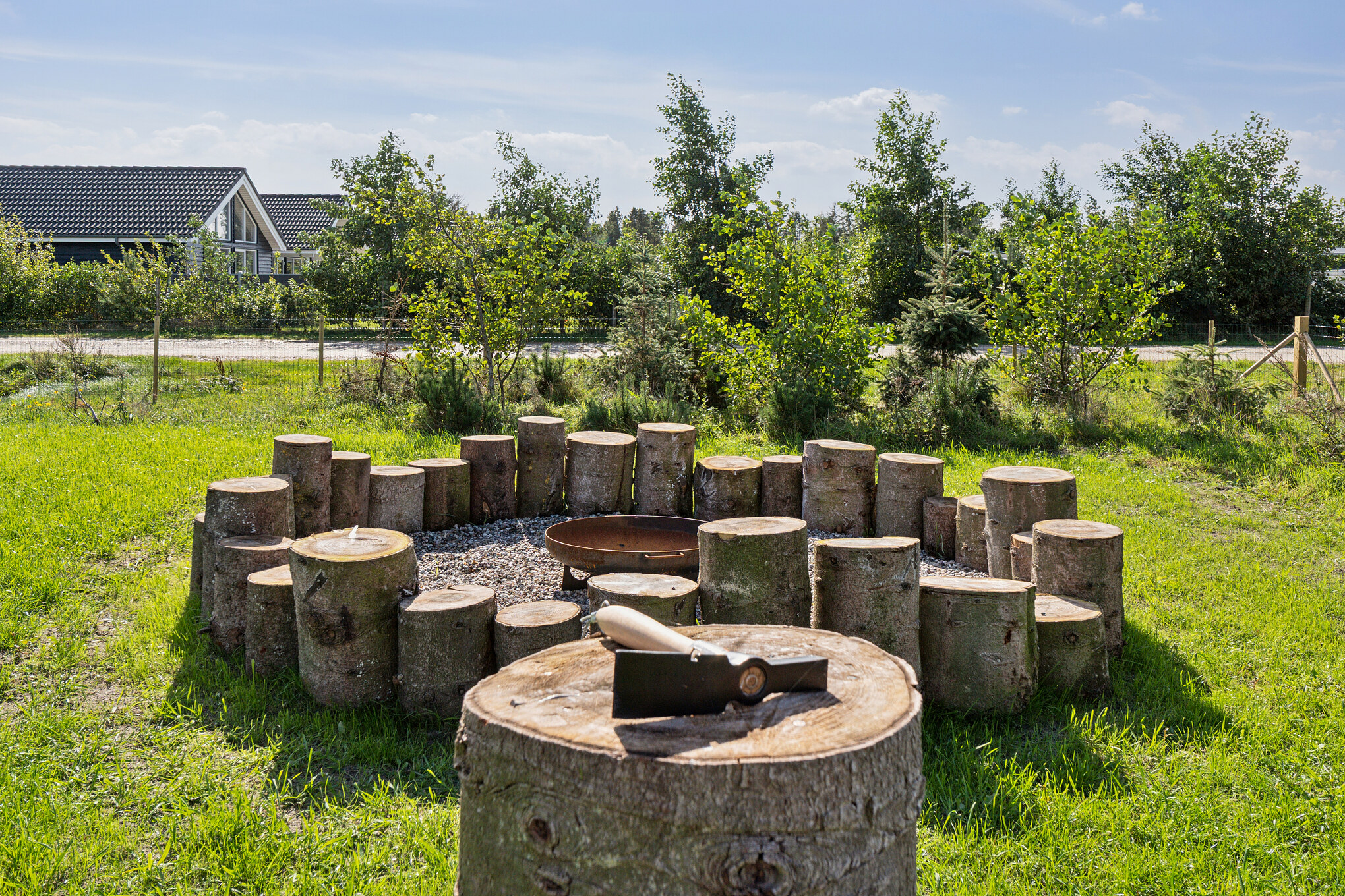 Stort udvalg af udendørs aktiviteter ved luksushus nr. 698 i Vestjylland.