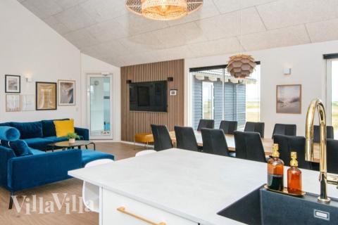 Køkkenet i luksushus nr. 293 er godt indrettet.