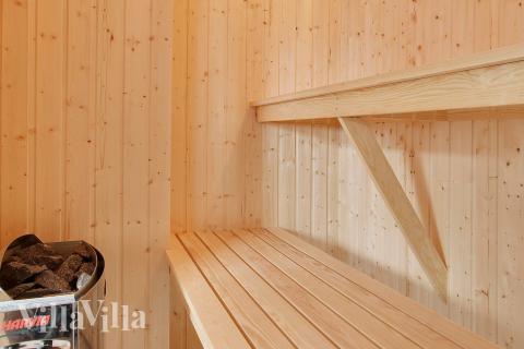 Nyd varmen i saunaen i luksushus nr. 293 til 22 personer