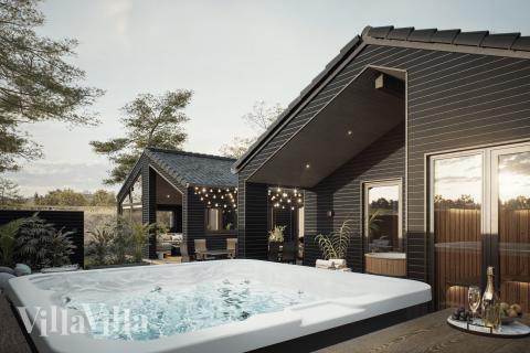 Nyd varmen i spaen i luksushus nr. 931 i Østjylland