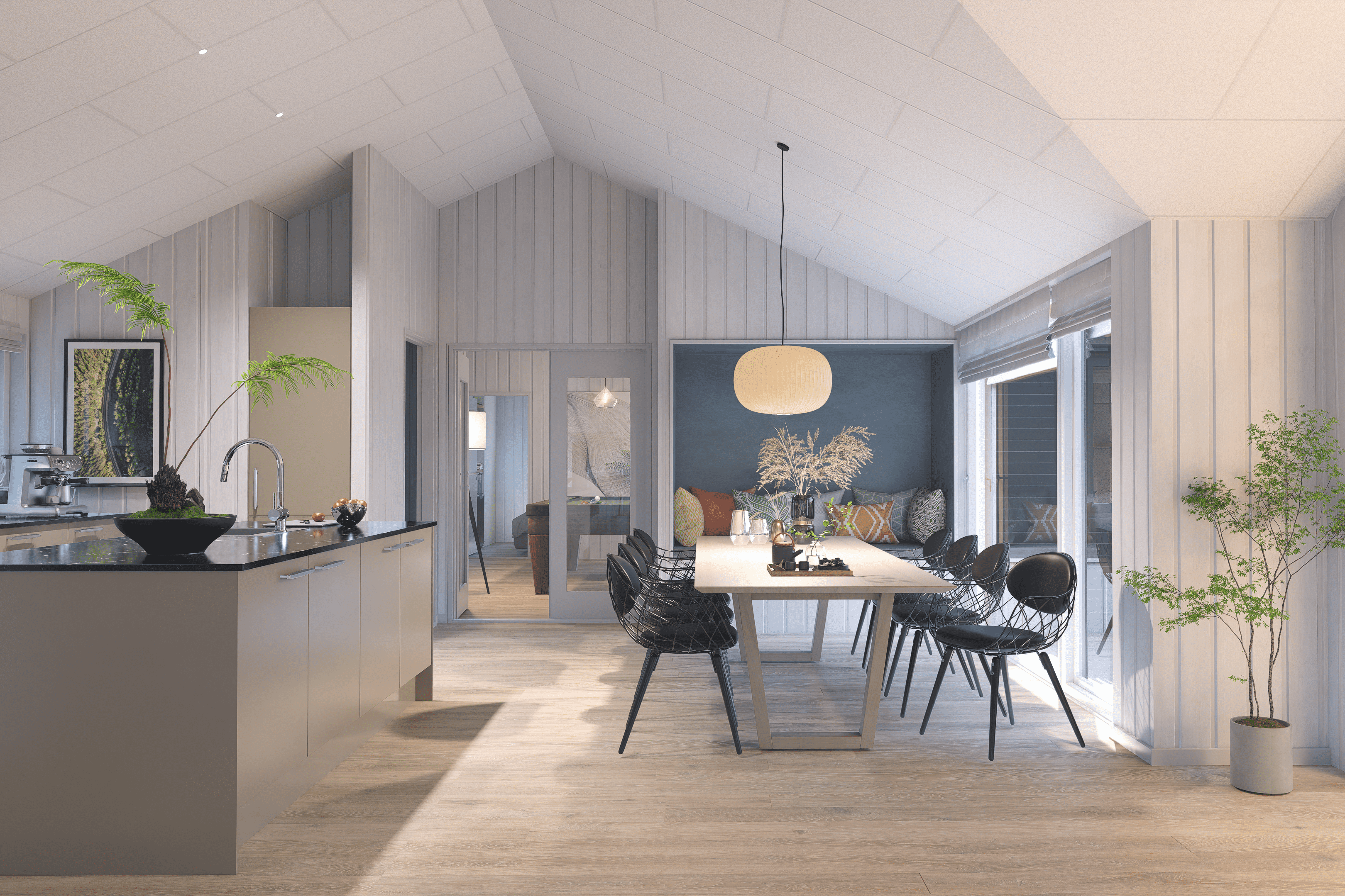 Luksushus nr. 931 har et dejligt opholdsrum.