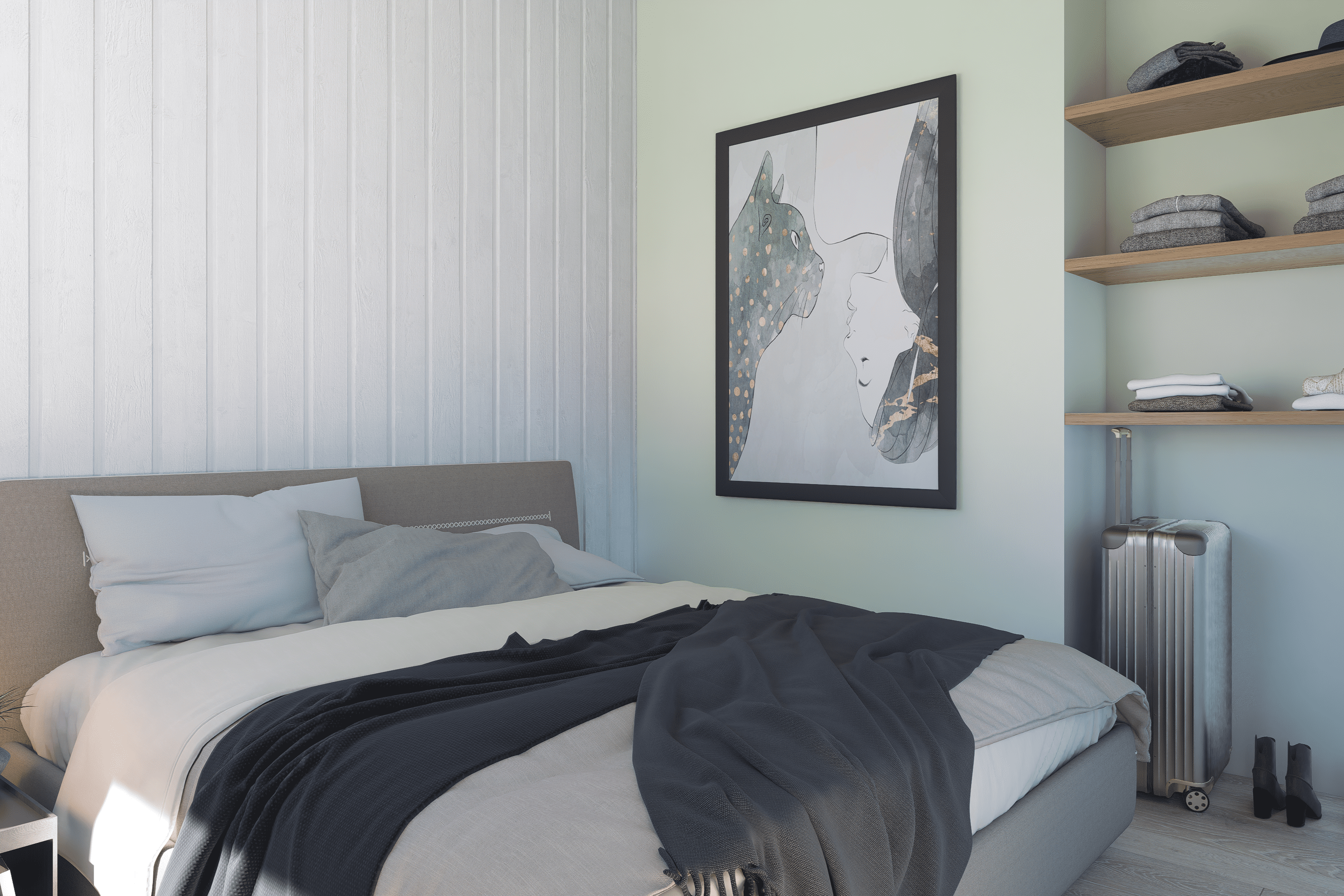 Et af de 6 soveværelser i luksushus nr. 931