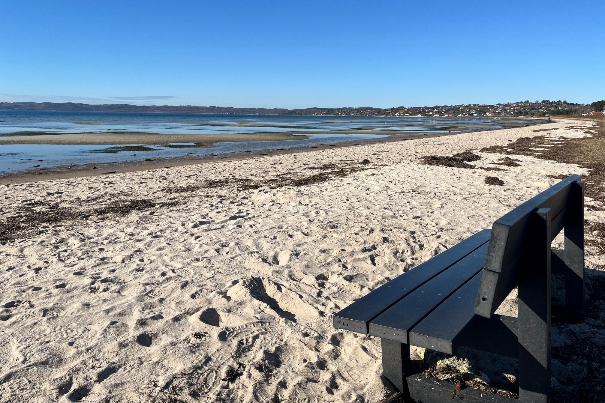 Stranden nær luksushus nr. 931.