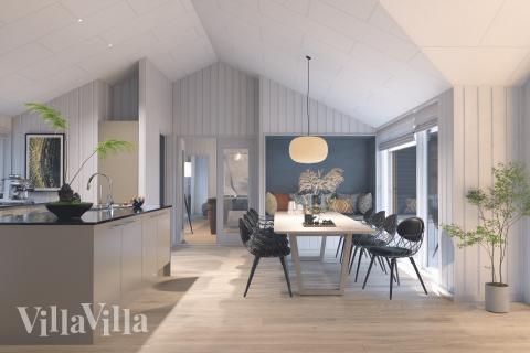 Luksushus nr. 919 har et dejligt opholdsrum.