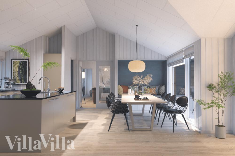 Luksushus nr. 919 har et dejligt opholdsrum.