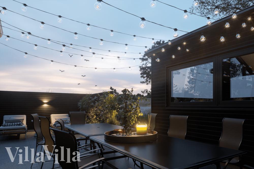 Nyd en grillaften på terrassen i luksushus nr. 919 i Fyn og øer