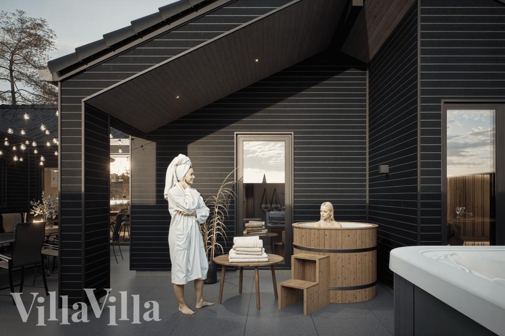 Luksushus nr. 919 byder bl.a. på et dejligt spabad