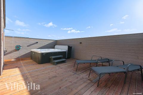 Nyd varmen i spaen i luksushus nr. 901 i Fyn og øer