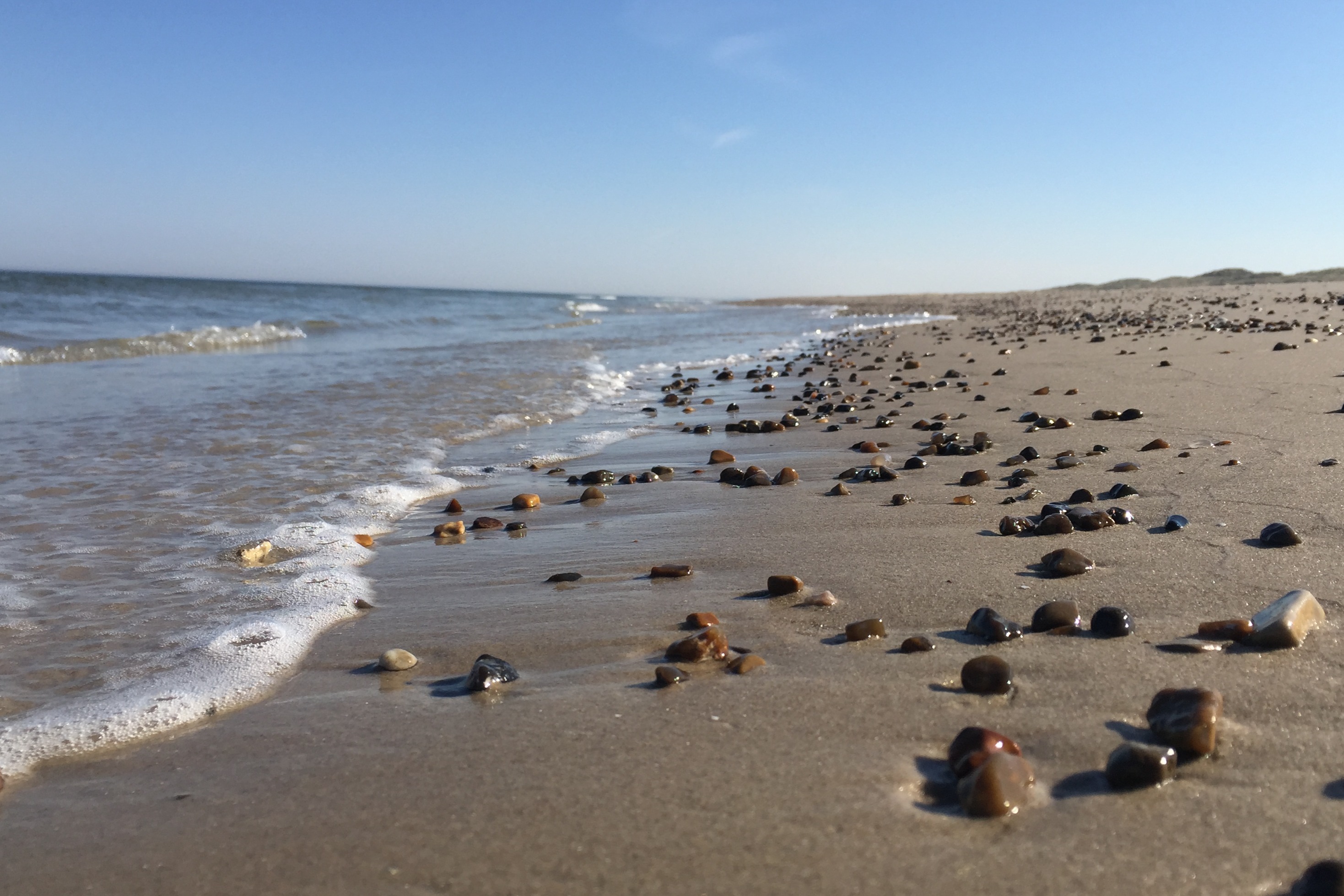 Stranden nær luksushus nr. 902.