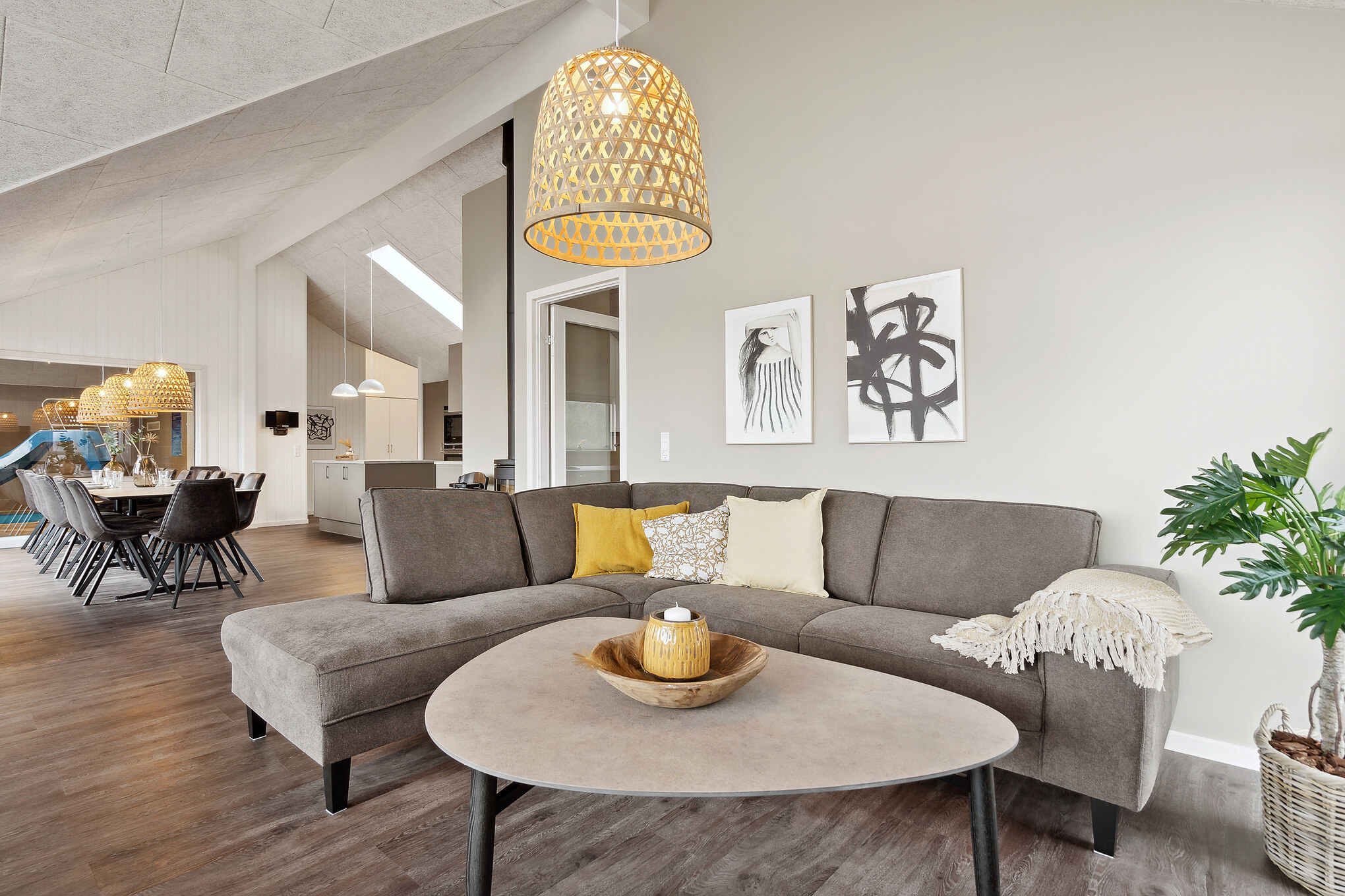 Luksushus nr. 918 har et dejligt opholdsrum.