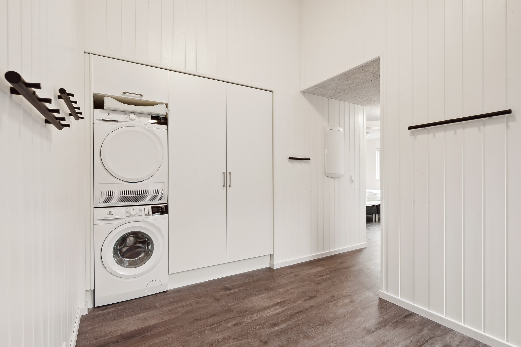 Den rummelige entre i luksushus nr. 918 i Vestjylland