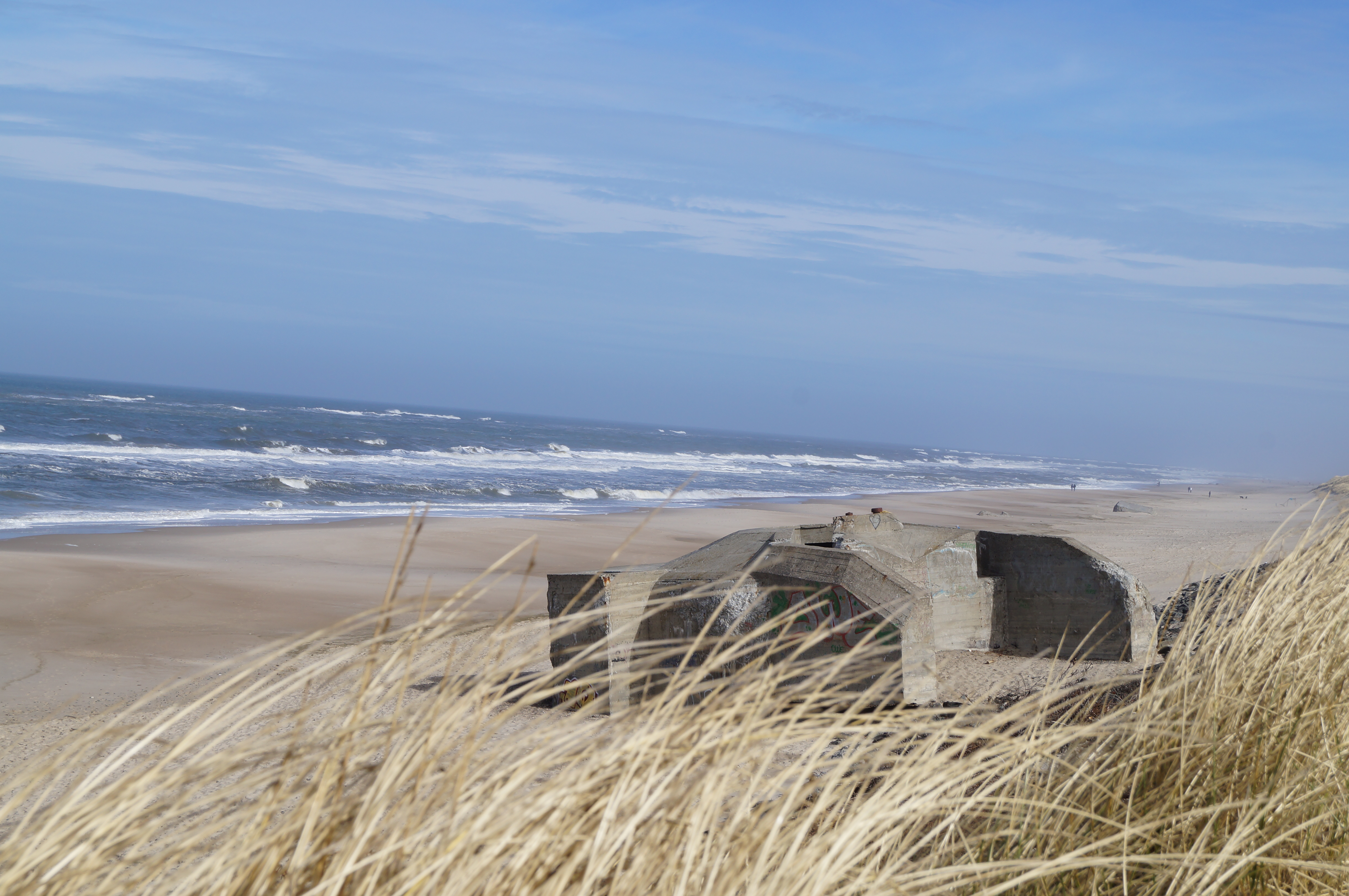 Den dejlige strand nær luksushus 918 ved Vestjylland.