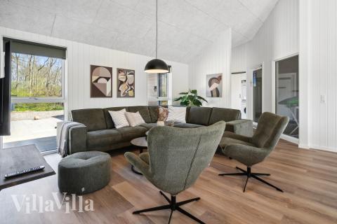 Sofahjørnet i luksushus 913 i Lolland/Falster/Møn.