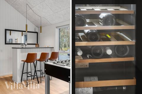 Aktivitetsrum i luksushus nr. 905 med 12 soveværelser og plads til 30 personer.