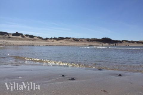 Den dejlige strand nær luksushus 351 ved Nordsjælland.
