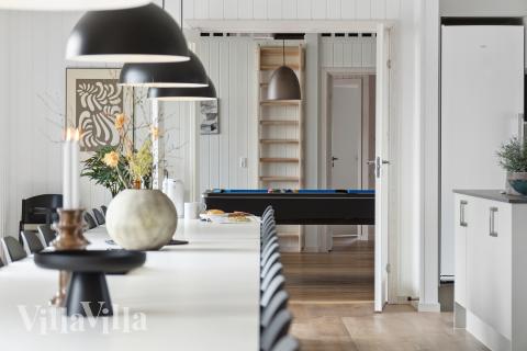 Opholdsrum med plads til 30 i luksushus nr. 914.