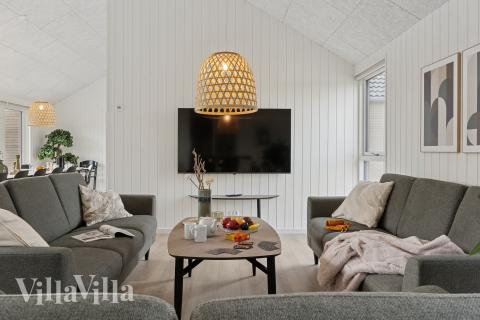 Sofahjørnet i luksushus 934 i Lolland/Falster/Møn.