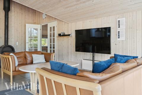 Sofahjørnet i luksushus 159 i Lolland/Falster/Møn.