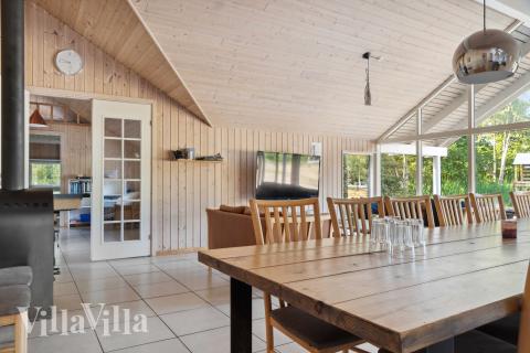 Det store lyse opholdrum i luksushus nr. 159 til 12.