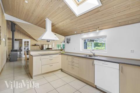 Køkkenet i luksushus nr. 159 er godt indrettet.