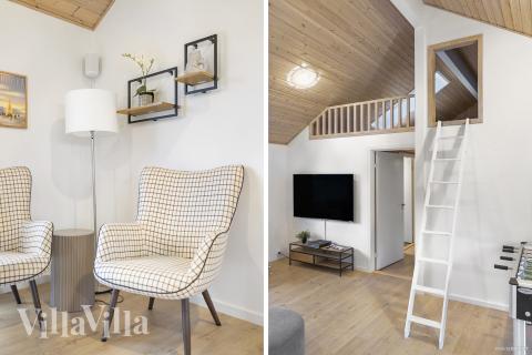 Aktivitetsrum i luksushus nr. 196 med 9 soveværelser og plads til 22 personer.