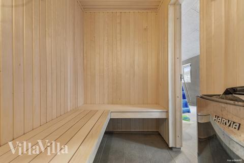 Nyd varmen i saunaen i luksushus nr. 814 til 26 personer