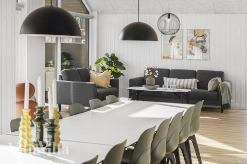 Luksushus nr. 816 har et dejligt opholdsrum.