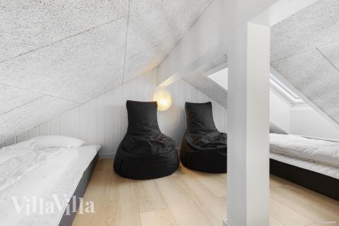 Nogle af de 20 sovepladser findes på hemsen i luksushus nr. 816