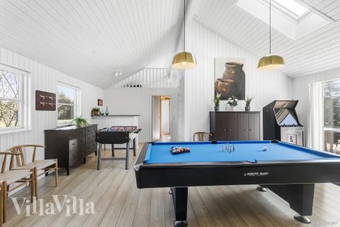 Luksushus 251 til 20 personer byder på et stort aktivitetsrum med bl.a. billard og dart