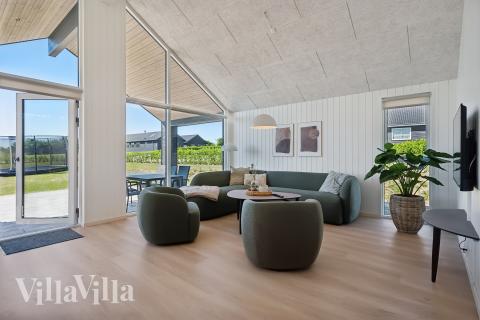 Sofahjørnet i luksushus 776 i Tyskland.