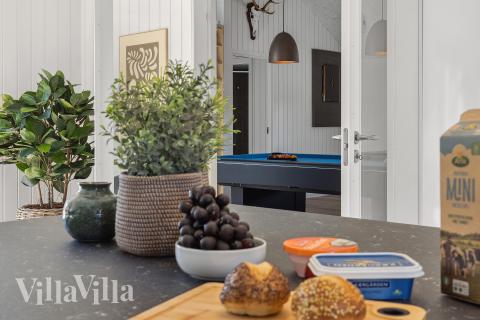 Velindrettet køkken i luksushus nr. 777 i Tyskland.