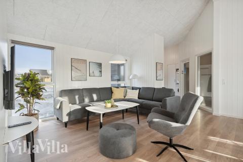 Sofahjørnet i luksushus 782 i Tyskland.