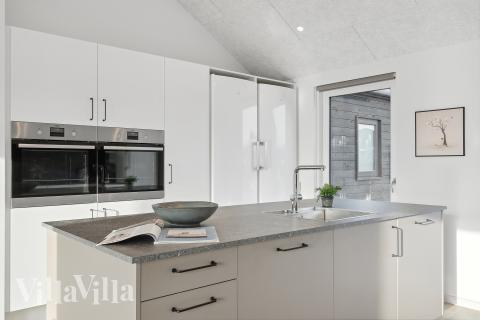 Køkkenet i luksushus nr. 782 er godt indrettet.