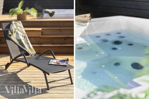 Luksushus nr. 528 byder bl.a. på et dejligt spabad