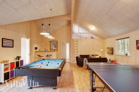 Ud over de mange timer, man kan bruge i husets pool-afdeling, så byder luksushus 330 også på billard/bordtennis og dart