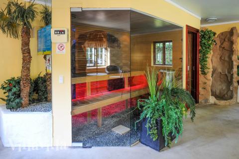 Luksushus nr. 951 er blandt andet udstyrret med en dejlig sauna.