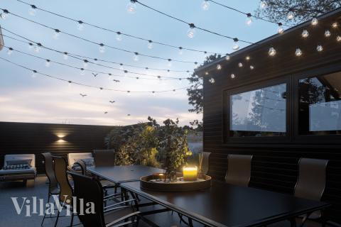 Nyd en grillaften på terrassen i luksushus nr. 947 i Vestjylland