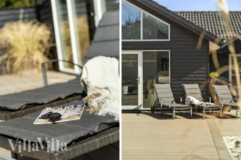 Nyd en grillaften på terrassen i luksushus nr. 273 i Vestjylland