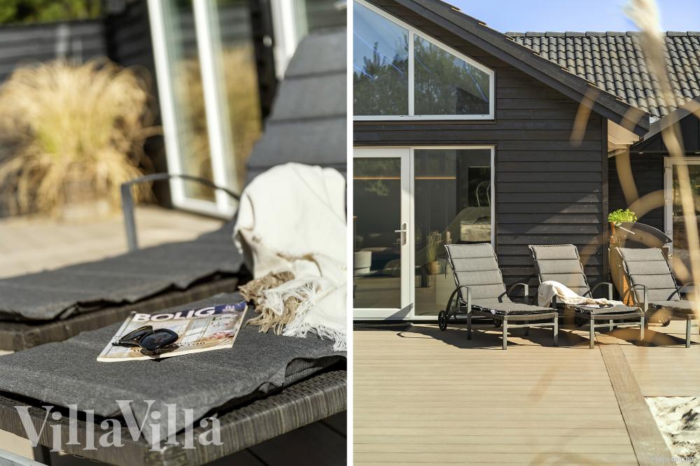 Nyd en grillaften på terrassen i luksushus nr. 273 i Vestjylland