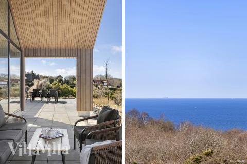 Nyd en grillaften på terrassen i luksushus nr. 927 i Bornholm