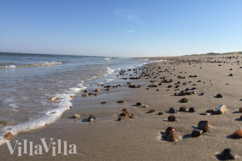 Den dejlige strand nær luksushus 959 ved Nordjylland.