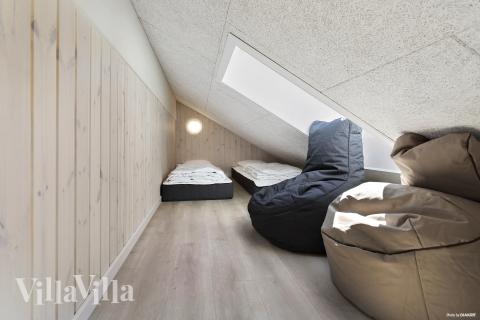 Nogle af de 20 sovepladser findes på hemsen i luksushus nr. 933