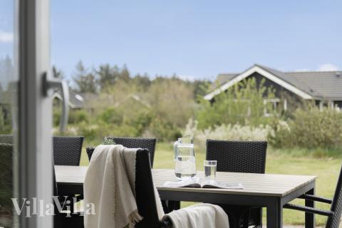 Luksushus nr. 456 har en dejlig terrasse med gode havemøbler til 20 personer.