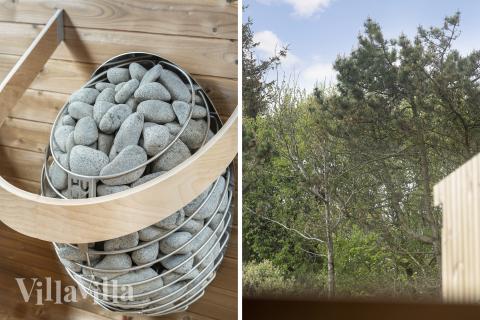Luksushus nr. 557 er blandt andet udstyrret med en dejlig sauna.