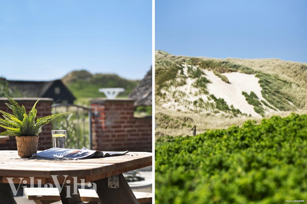 Luksushus nr. 675 har en dejlig terrasse med gode havemøbler til 15 personer.