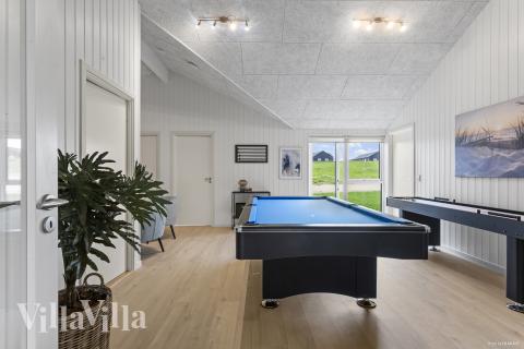 Ud over de mange timer, man kan bruge i husets pool-afdeling, så byder luksushus 947 også på billard/bordtennis og dart