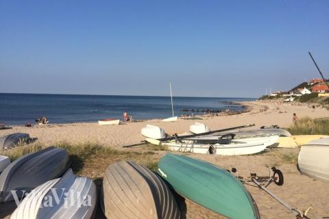 Den dejlige strand nær luksushus 276 ved Nordsjælland.