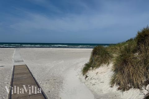 Den dejlige strand nær luksushus 962 ved Lolland/Falster/Møn.