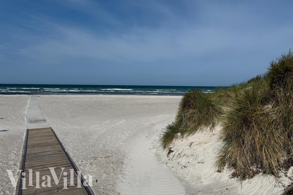 Den dejlige strand nær luksushus 962 ved Lolland/Falster/Møn.