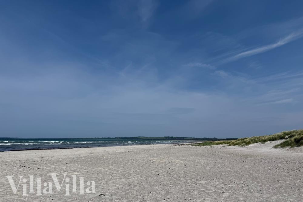 Den dejlige strand nær luksushus 961 ved Lolland/Falster/Møn.